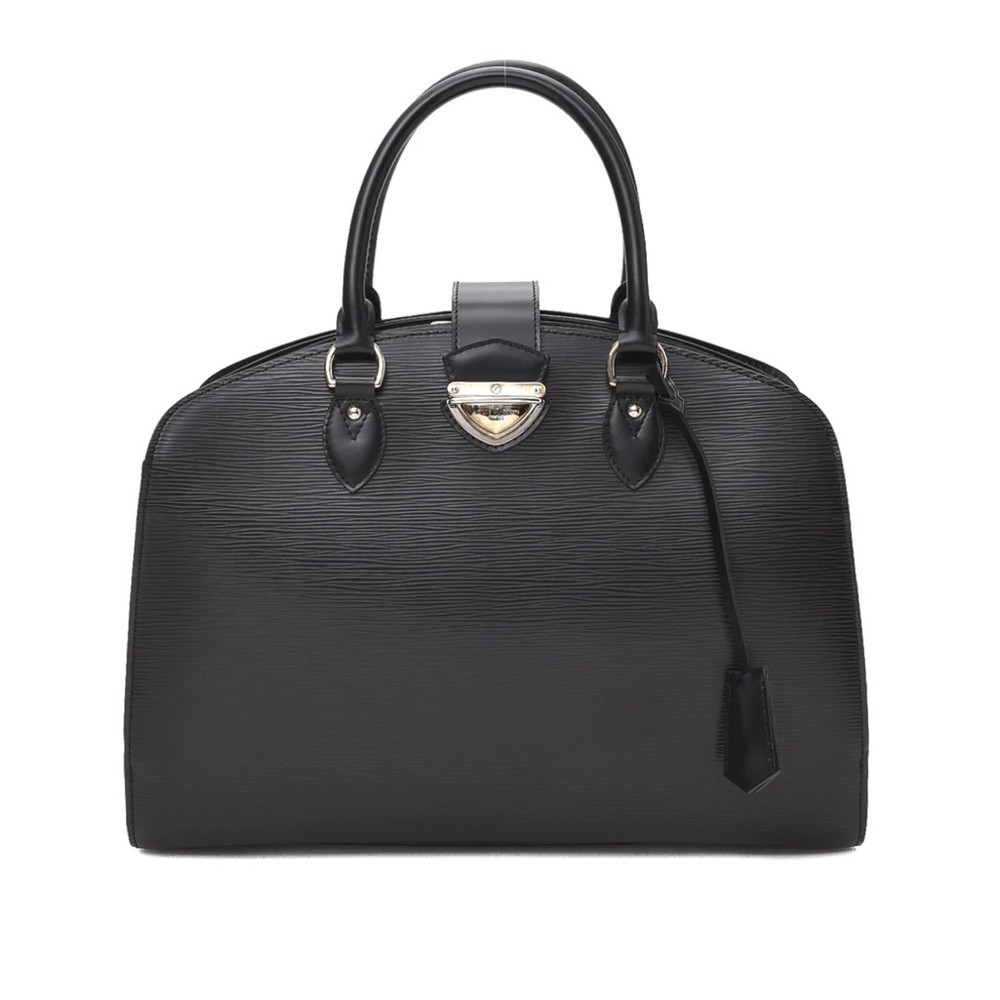 Louis Vuitton black leather bag